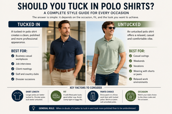 should you tuck in polo shirts