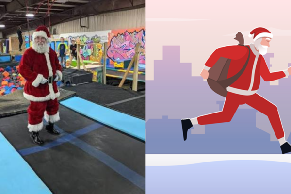 santa parkour