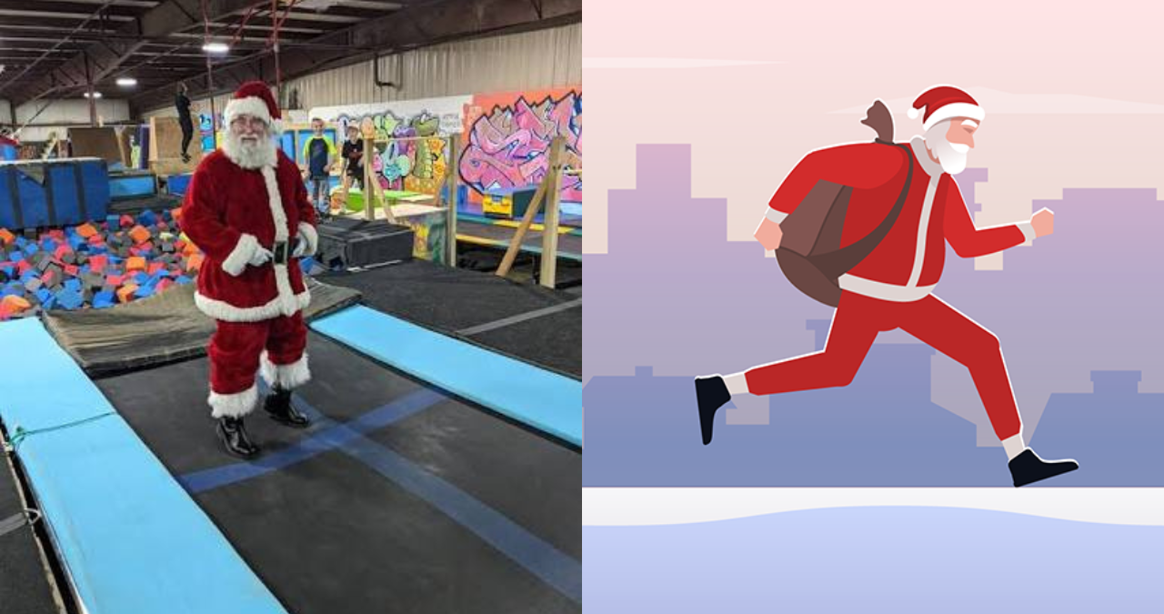 santa parkour