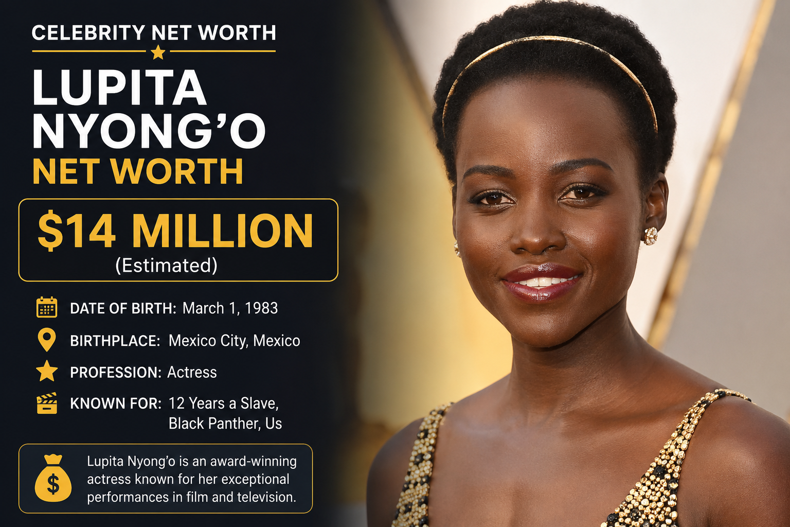 celebrity net worth lupita nyong'o net worth
