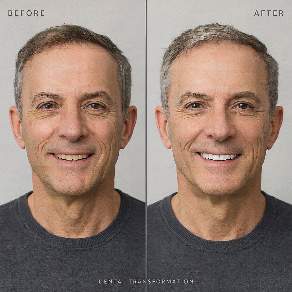 celebrity before and after dentures